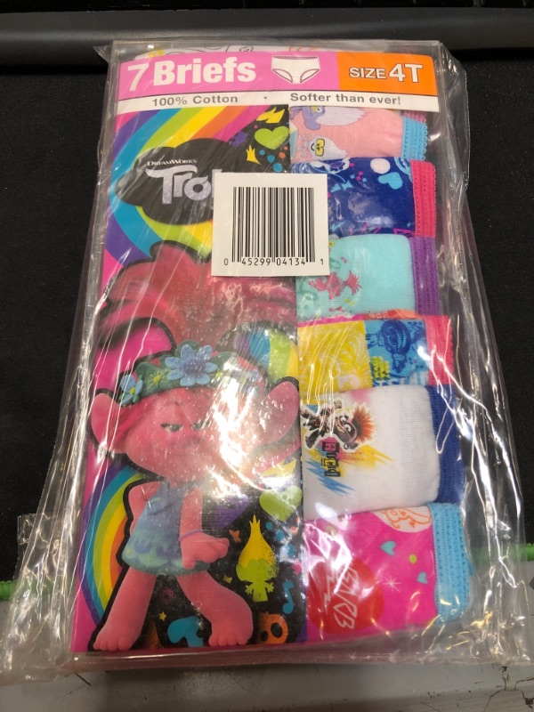 Photo 2 of Trolls Briefs, 7-Pack, Sizes 4T