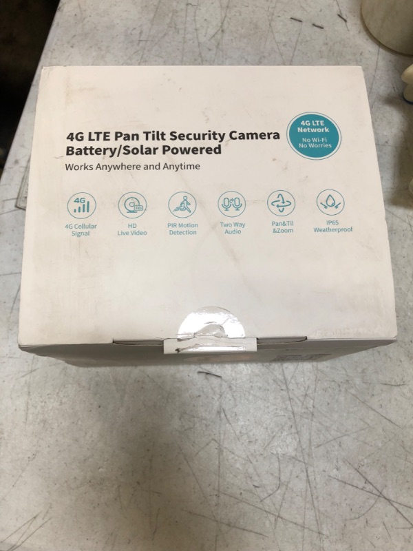 Photo 3 of Ebitcam 4G LTE Cellular Security Camera Includes SD&SIM Card (Verizon/AT&T/T-Mobile), Works Without WiFi, Solar Powered, 2K Live Video&Playback, 360° Full Cover, Color Night Vision, Motion&Siren Alert.......factory sealed
