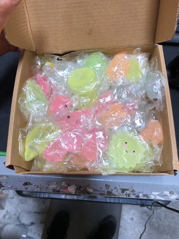 Photo 1 of 60PCS Mochi Squishy Toys FLY2SKY Party Favors for Kids Mini Squishy Animal Squishies Toys Squeeze Kawaii Squishy Stress Relief Toys Easter Bunny Cat Unicorn Squishy Gifts for Boys & Girls Random