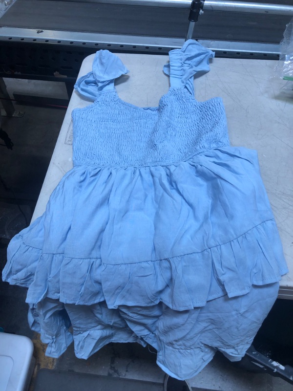 Photo 1 of blue flowy dress size medium 