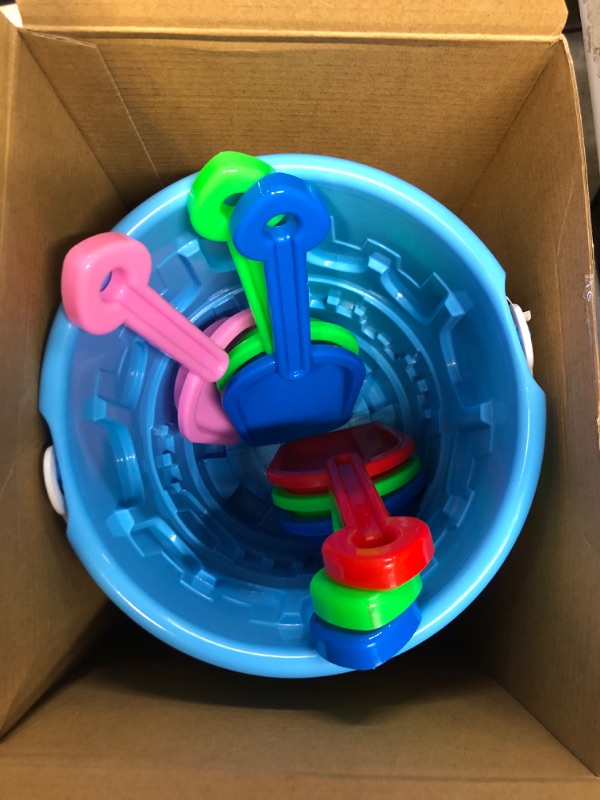 Photo 2 of 6 Pack 7 inch Sand Buckets and Shovels Beach Pails Sand Buckets Castle Model Sand Bucket and Sand Shovels Set Beach Sand Toys Use for Sand Mould at The Sandbox B09NRJ584Y