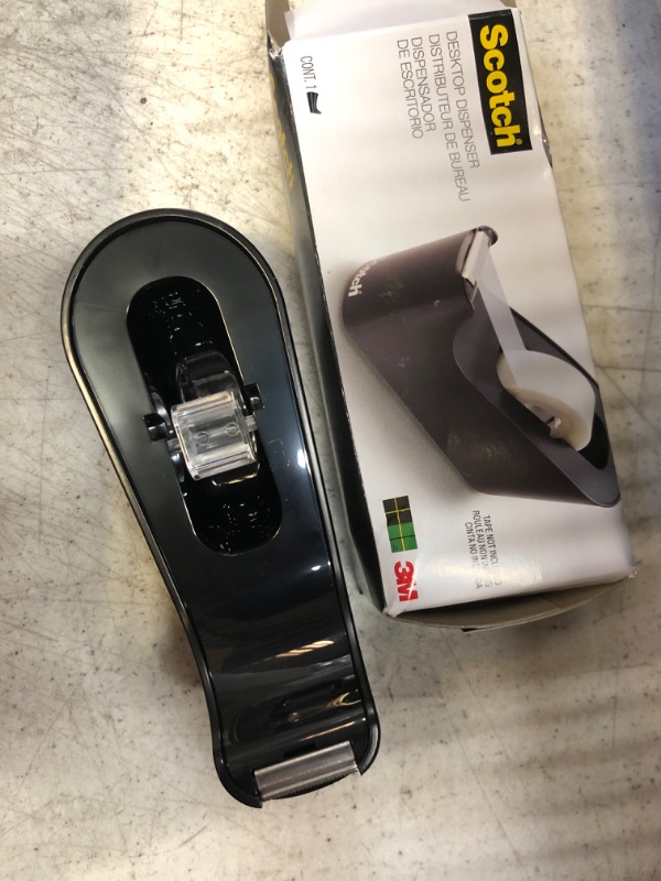 Photo 2 of Scotch Desktop Tape Dispenser Black