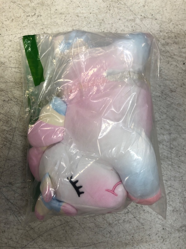 Photo 2 of AIXINI Plush Unicorn Stuffed Animal Pillows Toy, 11.8 Inch Cute Soft Colorful Rainbow Unicorn Plushie Gifts for Girls
