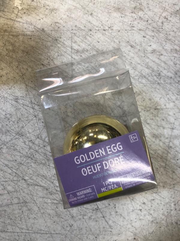 Photo 1 of Amscan Golden Fillable Easter Egg - 4', 1 Pc for 48 months to 144 months