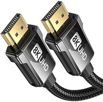 Photo 1 of 8K HDMI ARC/eARC Cable 2.1 for Soundbar 6ft, Silkland 8K@60Hz, 4K@120Hz High Speed HDMI Cord for Gaming, 48Gbps, HDR10, HDCP 2.2&2.3 Compatible for Vizio Samsung Bose Sound bar, UHD TV, Blu-ray
