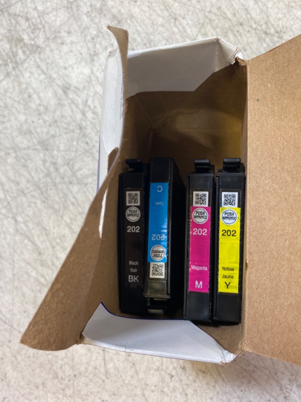 Photo 2 of EPSON T202 Claria -Ink Standard Capacity Black & Color -Cartridge Combo Pack (T202120-BCS) for Select Epson Expression and Workforce Printers Black and Color Multi-pack Ink