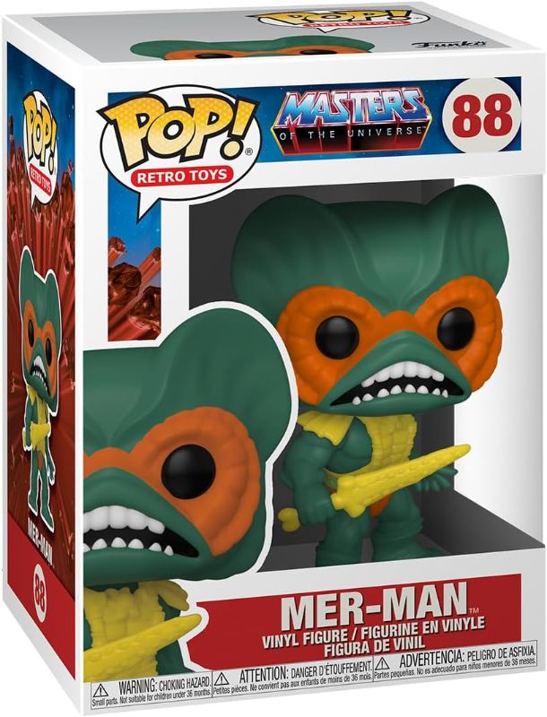 Photo 1 of Funko POP Retro Toys: Master's of The Universe - Merman, 3.75 inches,Multicolor,56207
