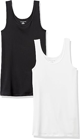 Photo 1 of Amazon Essentials Women's Slim-Fit Tank, Pack of 2 XXL
