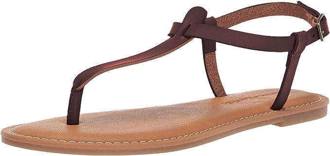 Photo 1 of Amazon Essentials Women's Casual Thong Sandal with Ankle Strap 13W

