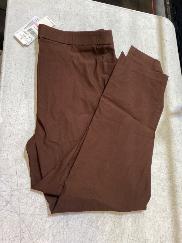 Photo 2 of Alfred Dunner Women's Missy Short Stretch Pants 10 Brown