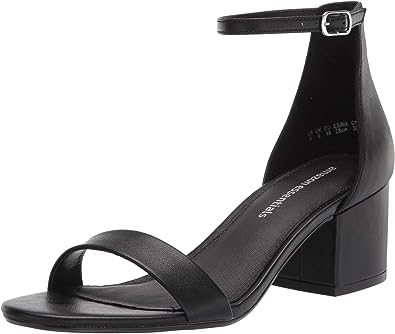 Photo 1 of Amazon Essentials Women's Two Strap Heeled Sandal 7
