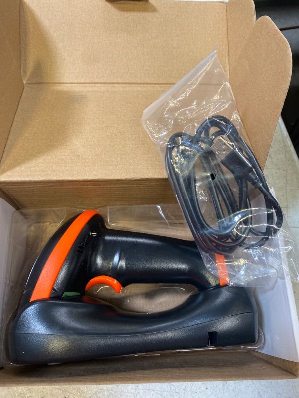 Photo 1 of Tera Pro Series Wireless 1D 2D QR Barcode Scanner with Cradle Display Counting Screen Extra Fast Scanning Speed Ultra High Resolution Handheld Image Bar Code Reader for Warehouse Inventory HW0008
