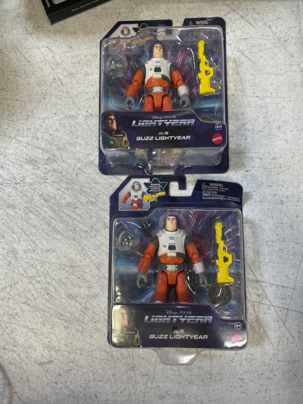 Photo 2 of 2 pack --- Mattel Lightyear Toys Xl-15 Buzz Lightyear Action Figure, 12 Points of Articulation & Accessories, 5-in Scale