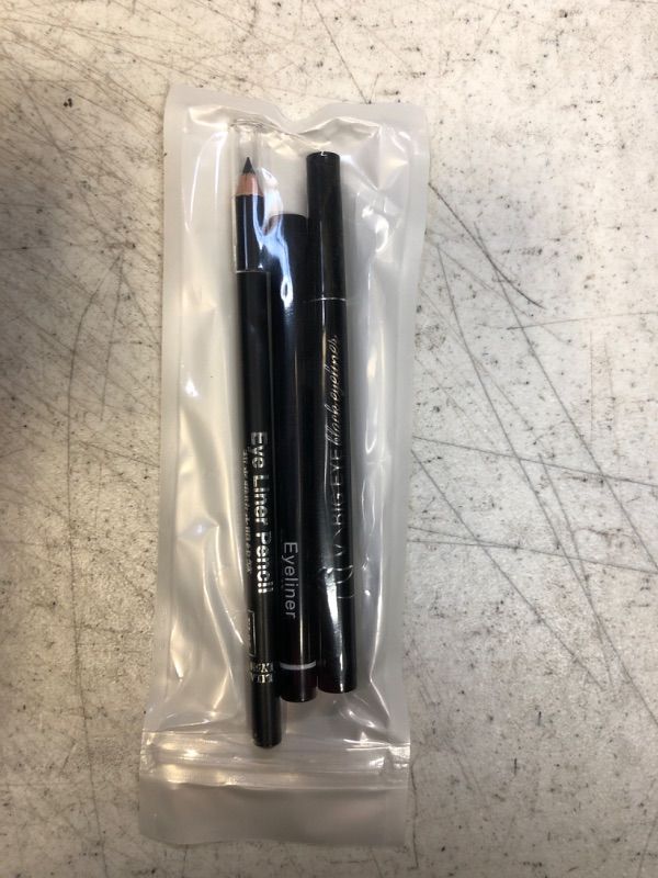 Photo 1 of ETEDES 3 Different Precision Eyeliners,Waterproof,Smudge Proof,[3-in-1] Eyeliner *3;Black #-0714063

