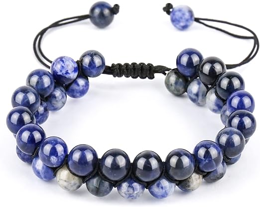 Photo 1 of Handmade Triple Protection Bracelet - Crystal Bracelet For Men, Women, And Teens - Mens Beads Bracelet 8mm Bead For Healing, Protection, Prosperity - Gift