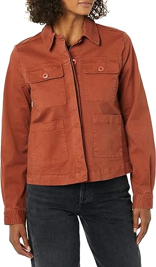 Photo 1 of Goodthreads Women's Relaxed Chino Chore Jacket
 XS