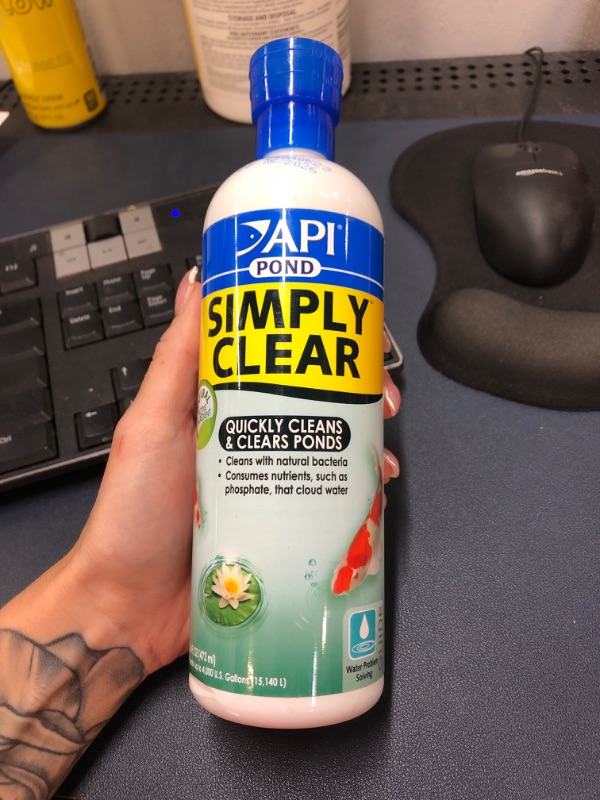 Photo 2 of API Pond Simply Clear Pond Water Clarifier, 16-oz bottle