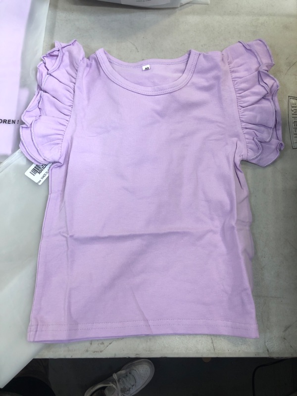 Photo 1 of kids purple top size 70