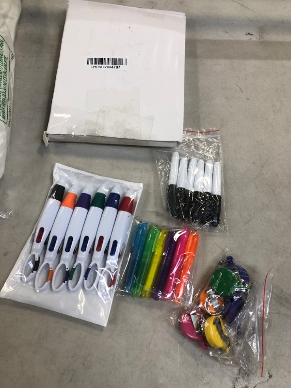 Photo 2 of 24 pieces Nurse pen set Nurse Pen Pack include 6 pieces Tip Highlighter 6 pieces Permanent Marker Pen And 6 pieces Retractable Ball Pen With 6 pieces Nurse Badge Clip Retractable ID Name Reels