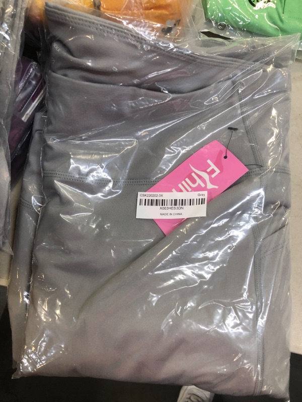 Photo 1 of grey spandex leggings size medium 