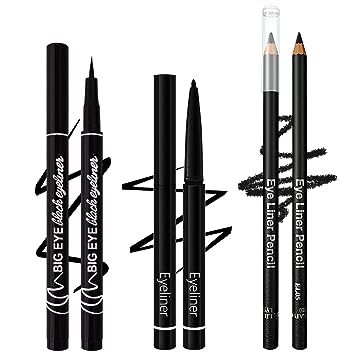 Photo 2 of 3 Different Precision Eyeliners;Long Lasting,Waterproof,[3-in-1] Eyeliner *3; Black