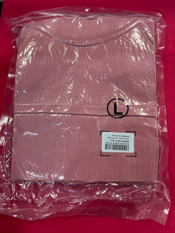 Photo 1 of Allytok Long Sleeve Crop Tops for Women Y2K Fashion Trendy Cropped Top Ribbed Tees Shirts   SIZED LARGE 