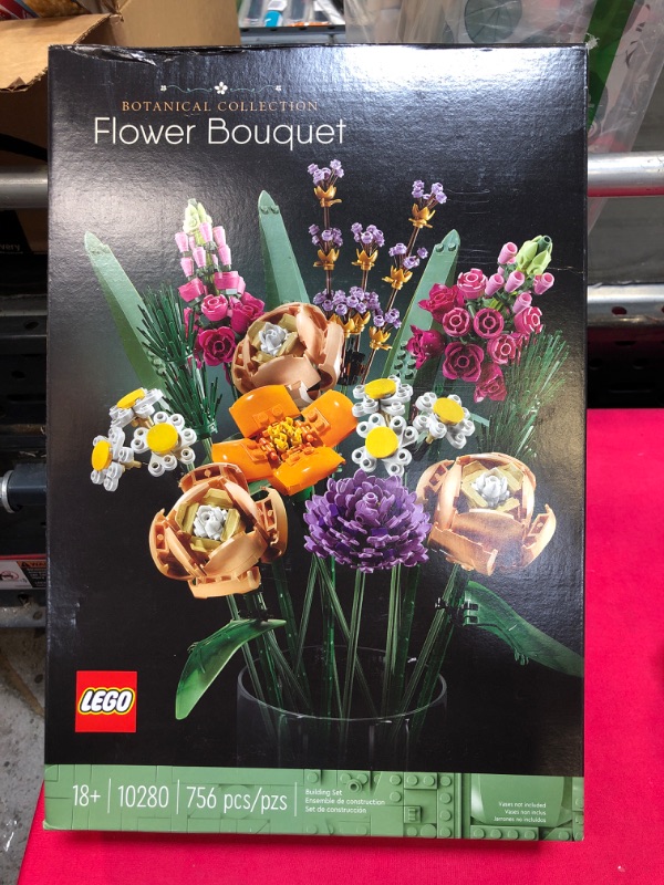 Photo 2 of LEGO Icons Flower Bouquet 10280 Building Set for Adults (756 Pieces)