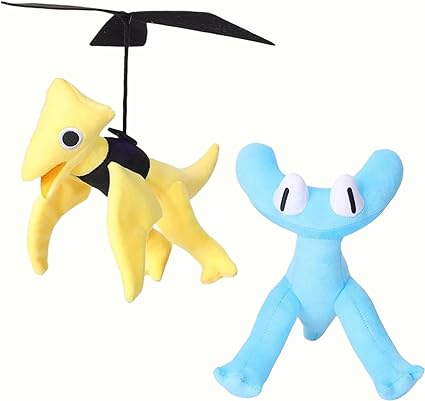 Photo 1 of dfgbhnk 2 PCS Rainbow Friend Chapter 2 Plush,Cyan Rainbow Friend Chapter 2 Plushies Stuffed Animals Doll Toys,Kids Game Fans Birthday Party Favor Preferred Gift for Holidays Birthdays