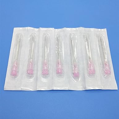 Photo 1 of 100Pack 18 Gauge 1.5 Inch Disposable Luer Lock Accessories, Individually Wrapped