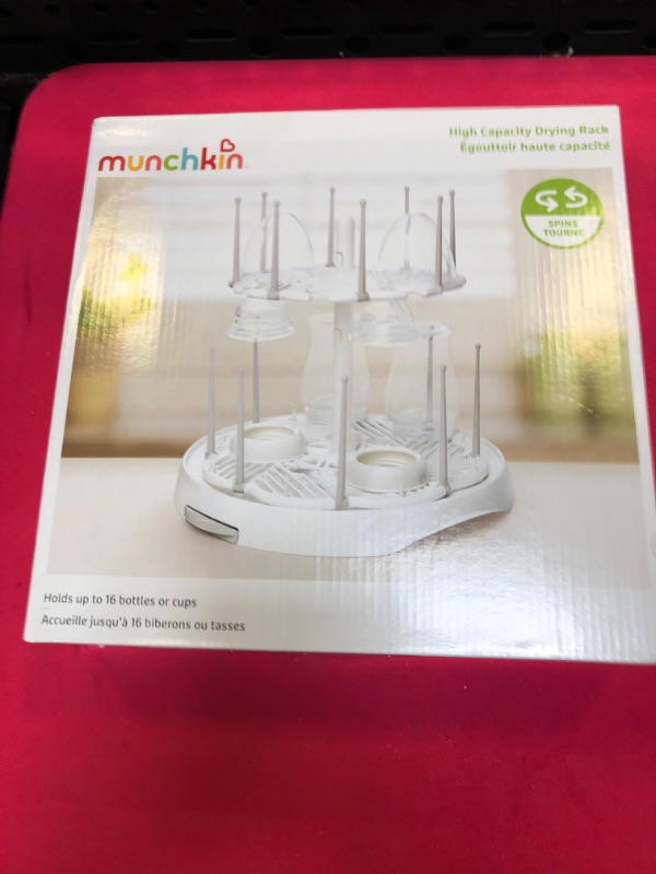 Photo 2 of Munchkin High Capacity Drying Rack for Baby Bottles and Accessories, White