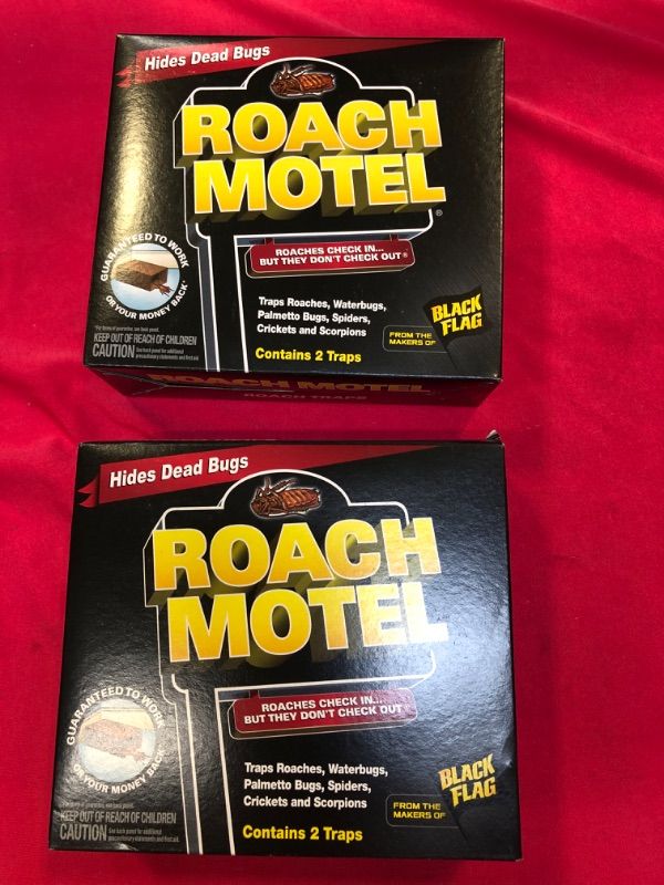 Photo 2 of Black Flag Roach Motel Traps, 2-Count, 2-Pack 2- pack Insect Trap