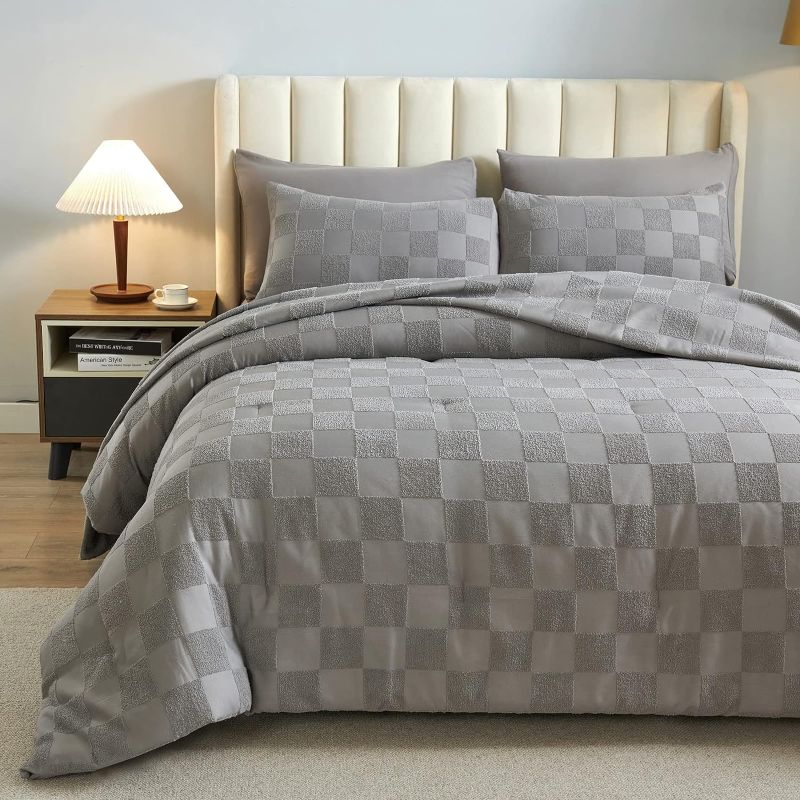 Photo 1 of * COMFORTER ONLY * BESTCHIC Grey Queen Comforter