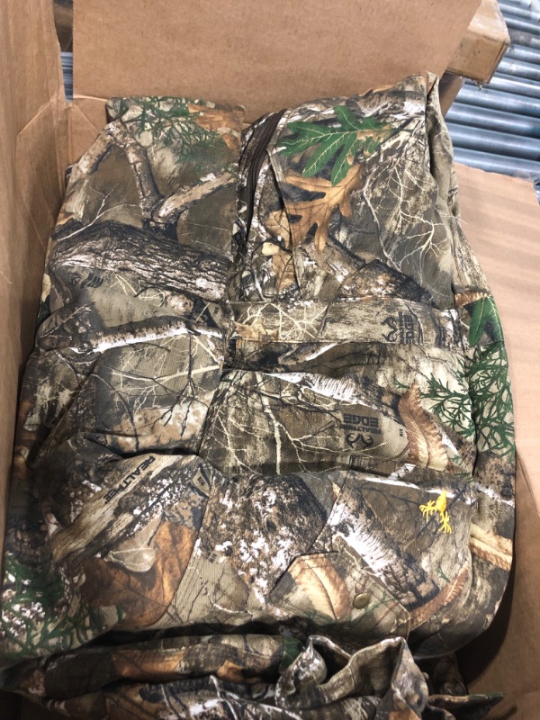 Photo 2 of HOT SHOT Men’s Insulated Twill Camo Hunting Coverall – Insulated Coveralls for Men Cold Weather, One-Piece Full Body Coverage
