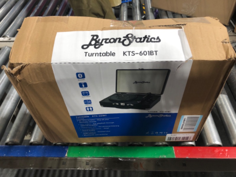 Photo 2 of byron statics turntable kts-601bt