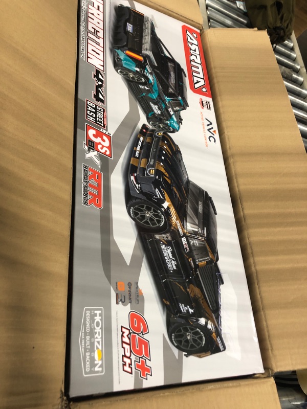 Photo 3 of ARRMA RC Truck 1/8 Infraction 4X4 3S BLX 4WD All-Road Street Bash Resto-Mod Truck RTR (Batteries and Charger Not Included), Teal, ARA4315V3T2