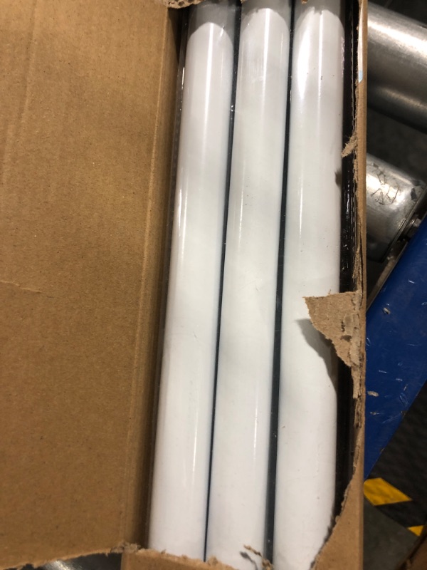 Photo 1 of 2 Pack Tension Curtain Rod 33 to 59 Inch White Curtain Rod Adjustable Expandable Spring Tension Curtain Rod No Drilling 7/8" Spring Loaded Curtain Rods for Windows Bedroom Closet Doorway Door White-2P 33-59 inches