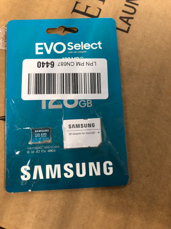 Photo 2 of SAMSUNG EVO Select Micro SD-Memory-Card + Adapter, 128GB microSDXC 130MB/s Full HD & 4K UHD, UHS-I, U3, A2, V30, Expanded Storage for Android Smartphones, Tablets, Nintendo-Switch (MB-ME128KA/AM)