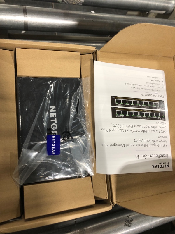 Photo 3 of Netgear GS308EPP 8-Port Gigabit PoE+ Compliant Managed Switch