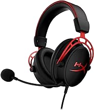 Photo 1 of HyperX Cloud Alpha Wireless - Gaming Headset for PC, 300-hour battery life, DTS Headphone:X Spatial Audio, Memory foam, Dual Chamber Drivers, Noise-canceling mic, Durable aluminum frame Red Wireless Cloud Alpha Headset