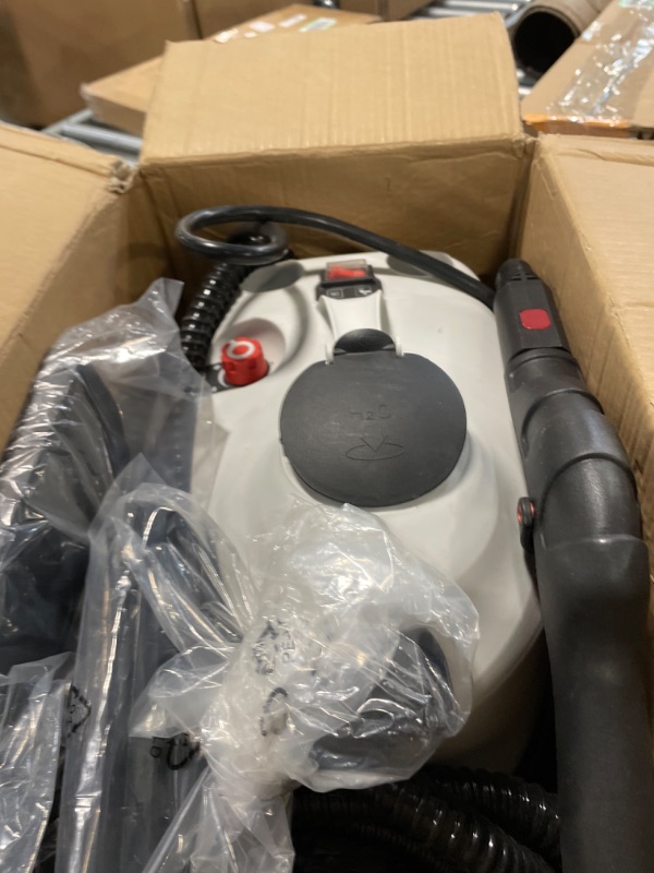 Photo 2 of **MISSING PIECES** KeLDE Multi-Purpose Steam Cleaner, Heavy-Duty Power Steamer for Home Use Tiles, Grout, Floors, Wallpaper, Carpet, Garment, Windows ,Steam Cleaning Disinfection with 10 Accessories, 60S Fast Heat