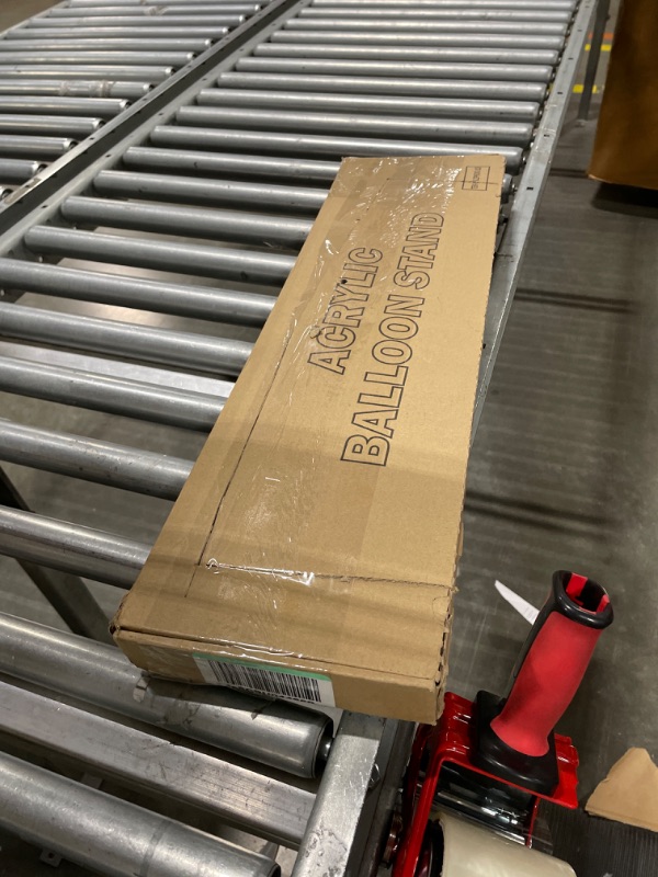 Photo 1 of TEKXYZ 23.6 Inch Height Clear Acrylic Balloon Stand for Table Centerpiece Decoration, Set of 10 23.6inch 10 Pack