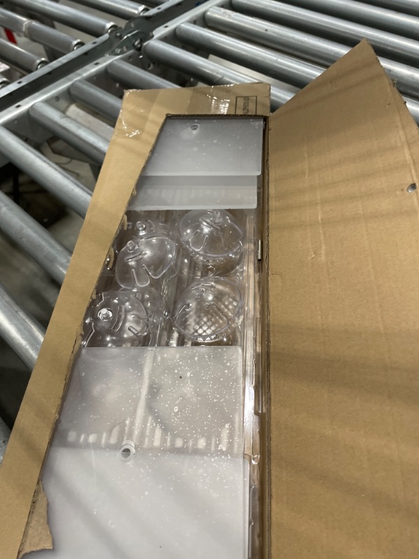 Photo 1 of TEKXYZ 23.6 Inch Height Clear Acrylic Balloon Stand for Table Centerpiece Decoration, Set of 10 23.6inch 10 Pack