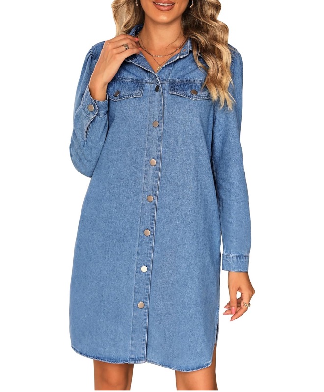 Photo 1 of denim dress spring dresses cowgirl western ( medium)