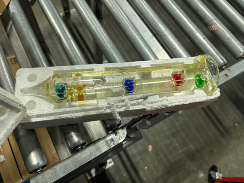 Photo 1 of SP Bel-Art, H-B DURAC Galileo Thermometer; 18 to 26C (64 to 80F), 5 Spheres, 13 in. (B62000-0600) 13" Height, 64°F to 80°F