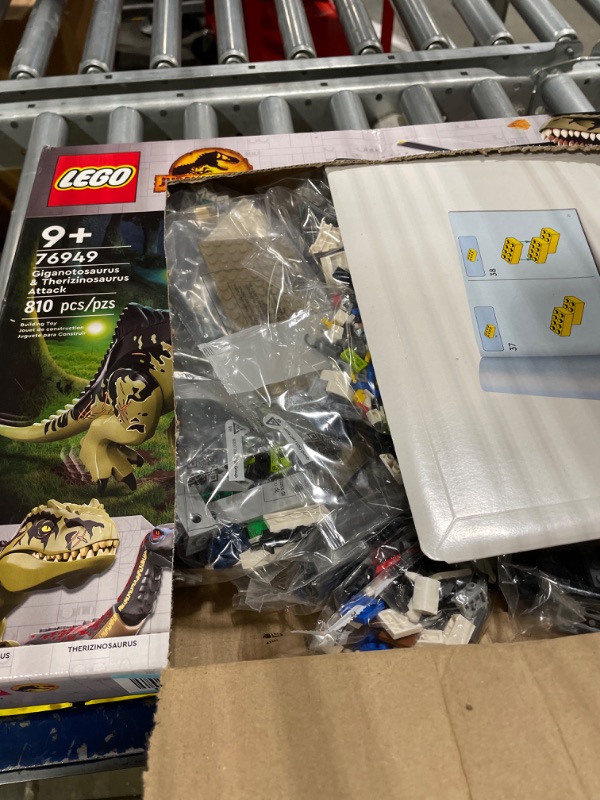 Photo 2 of LEGO Jurassic World Dominion Giganotosaurus & Therizinosaurus Attack 76949 Building Toy Set for Kids, Boys, and Girls Ages 9+ (810 Pieces) Standard Packaging