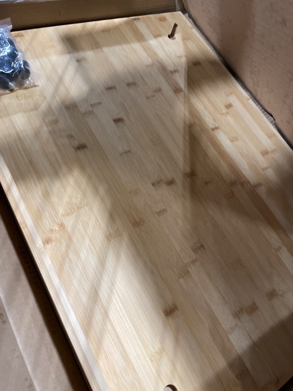 Photo 2 of 30 x 21 in Extra Large Bamboo Cutting Board and Stovetop Cover, Stove Top Cover Chopping Board with Detachable Legs and Juice Groove, Protector Board for Restaurant Kitchen Counter & Sink XXXL(30x21x3.3")