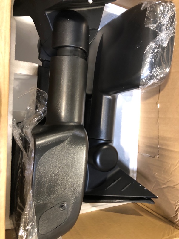 Photo 1 of AERDM Towing Mirrors Manual Operated Textured Black Telescoping fit for 2007-2013 Chevy/GMC Silverado/Sierra Exterior Accessories Mirrors