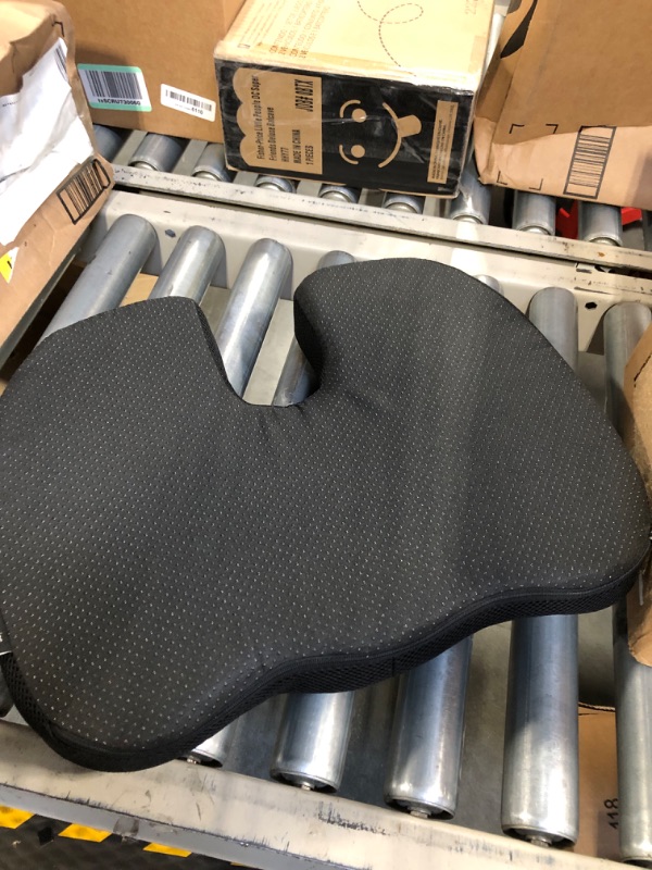 Photo 2 of 
Amazon Basics Memory Foam Seat Cushion for Office Chair, Black