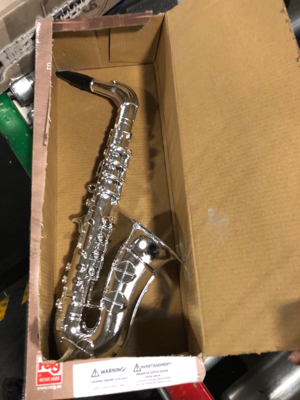 Photo 4 of Toy Instruments Set Trumpet, Saxophone and Clarient with Standard Keys in Perfect Pitch are Easy and intuitive to Create Real Music. Instruments Measures 16 inches in Length.