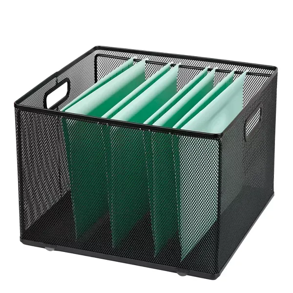 Photo 1 of 10" x 14" x 13.25" Mesh Crate File Box